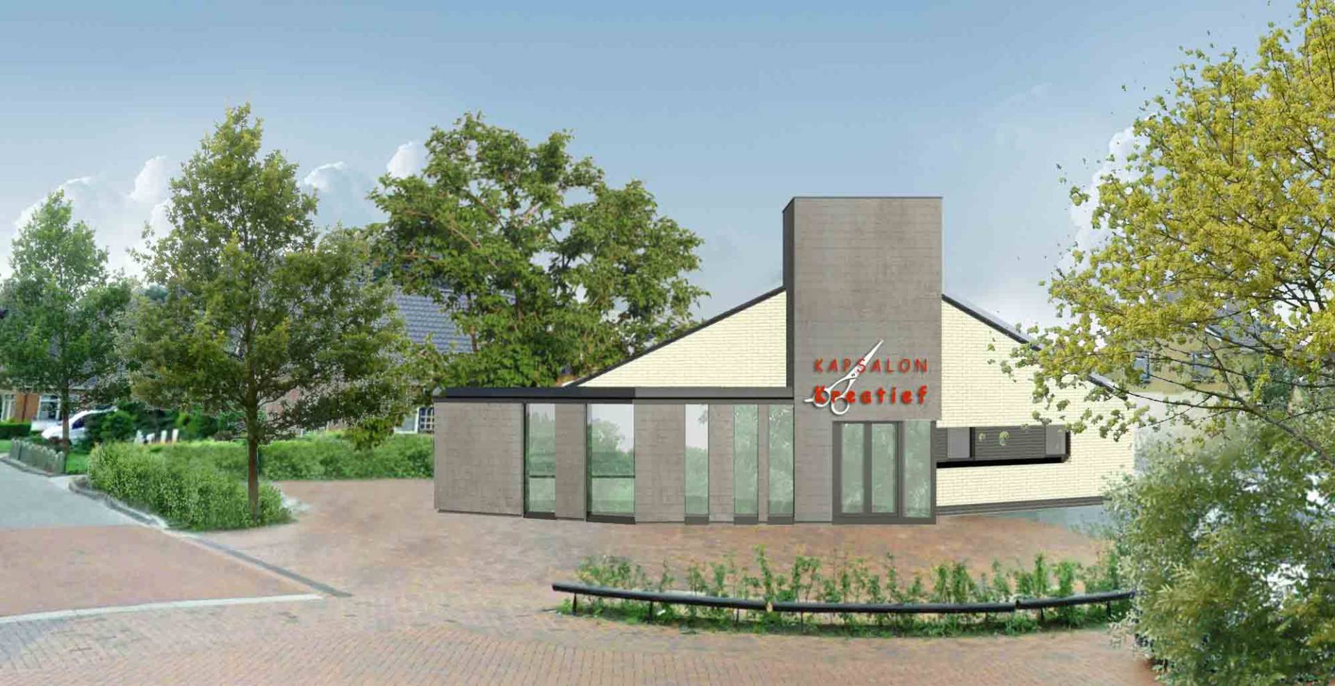 uitbreiding Kreatief kapsalon te Opende